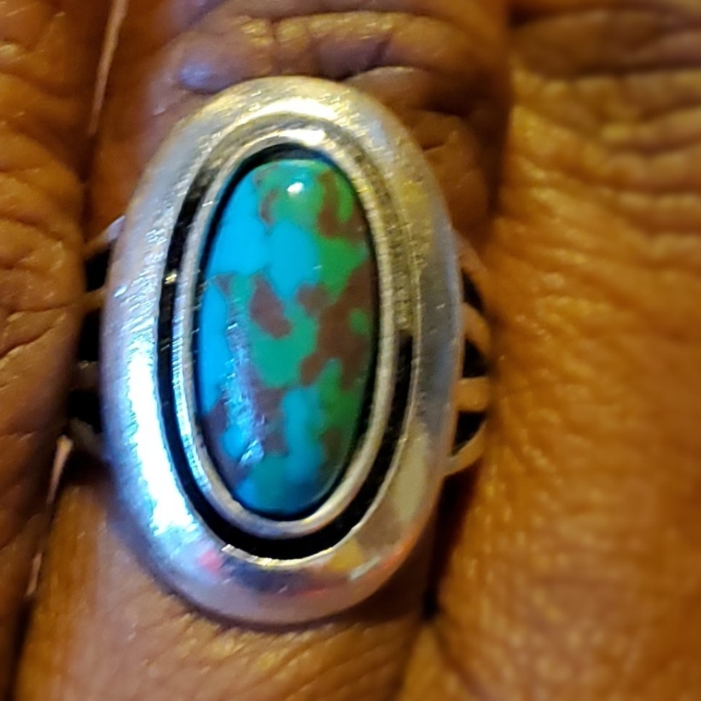 💥SALE 3 for $35💥 Silver Turquoise Ring